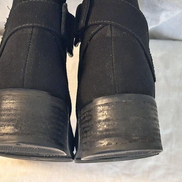 Stuart Weitzman Black Gortex Chelsea Ankle Boot Size 6 - Picture 10 of 12